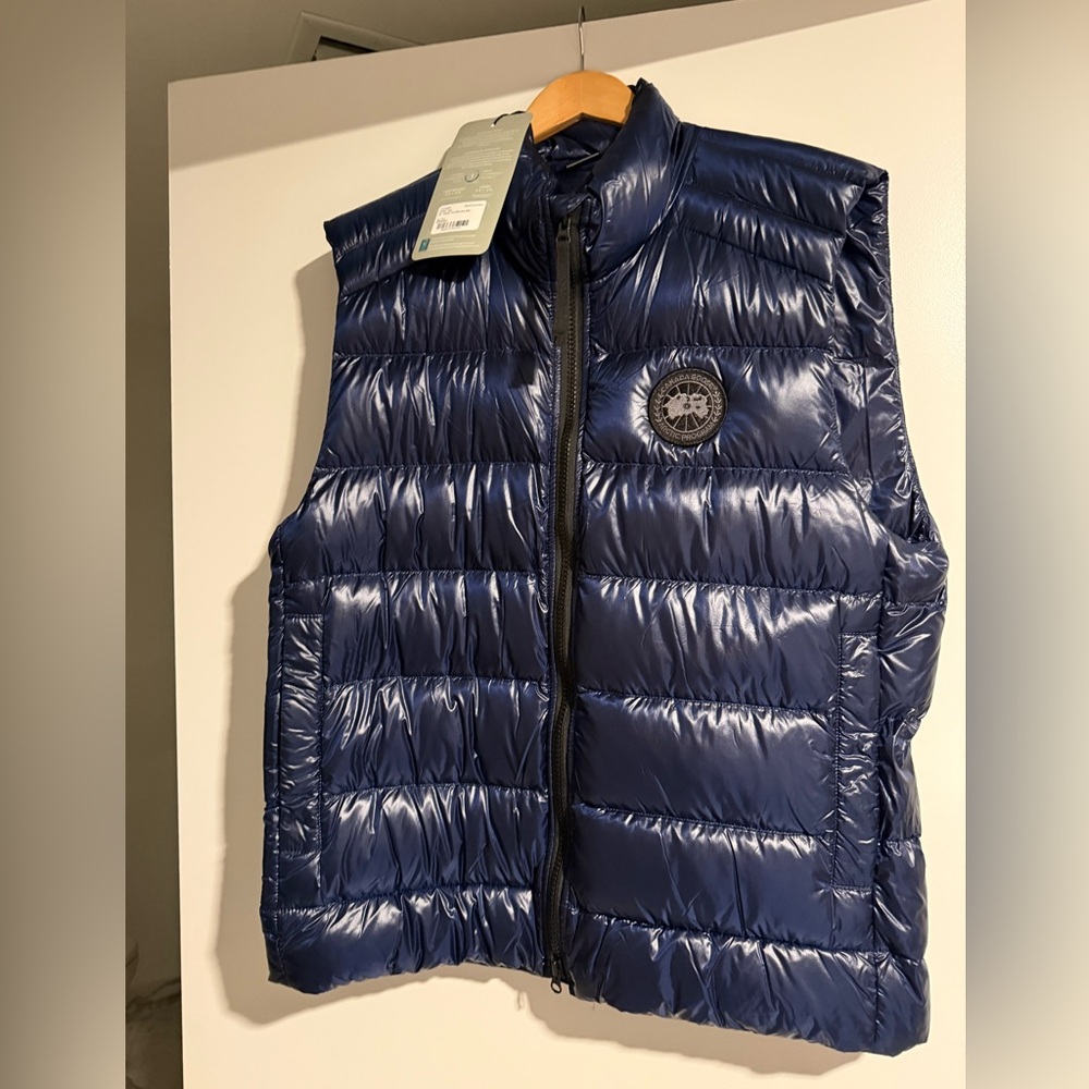 Canada Goose Atlantic Navy Crofton Vest - Black Label - XL